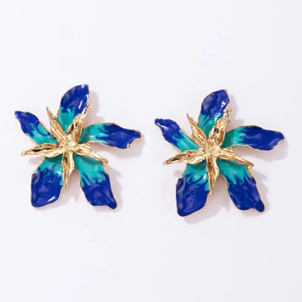 Anthropologie Flower Earrings - Picture 5 of 5